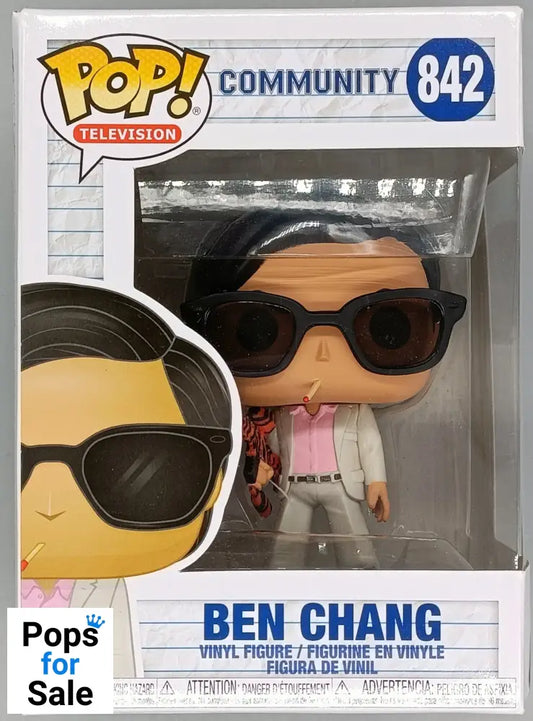 842 Ben Chang - Community - Damaged Box Funko POP