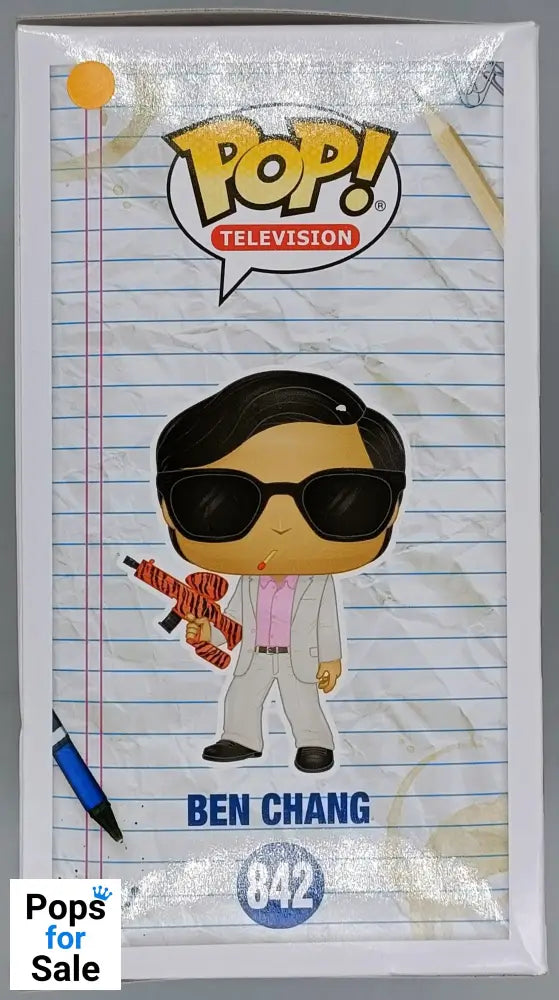 842 Ben Chang - Community - Damaged Box Funko POP