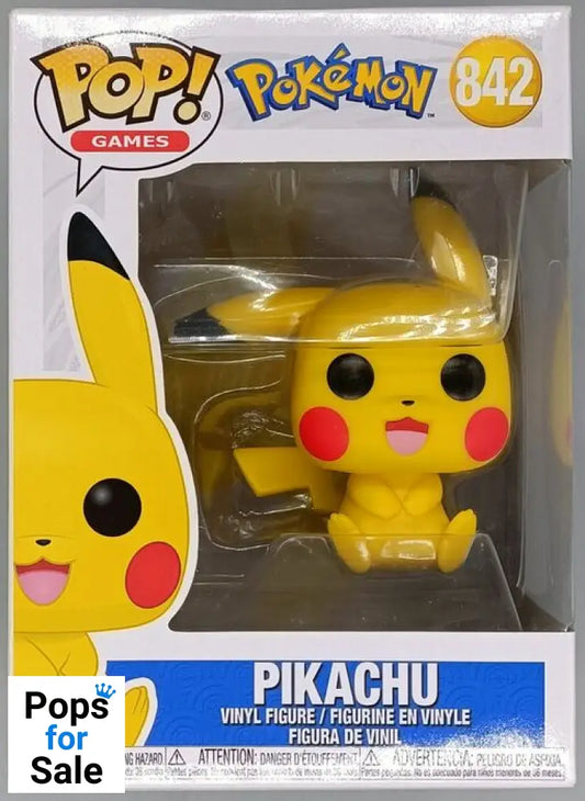 842 Pikachu (Sitting) - Pokemon Funko POP