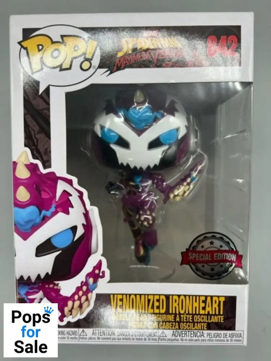 842 Venomized Ironheart - Marvel Spider-man Maximum Venom Funko POP