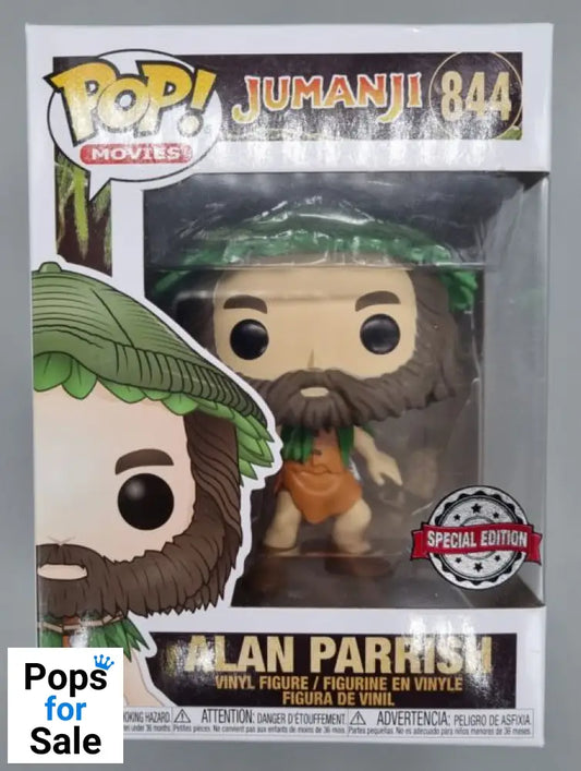 #844 Alan Parrish (w/ Knife) - Jumangi - Exclusive Funko POP