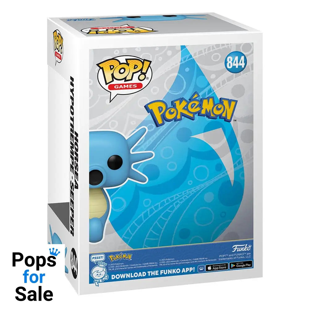 844 Horsea - Pokemon Brand New Funko Pop In Protector