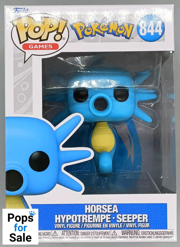 #844 Horsea - Pokemon - Brand New Funko POP in Protector