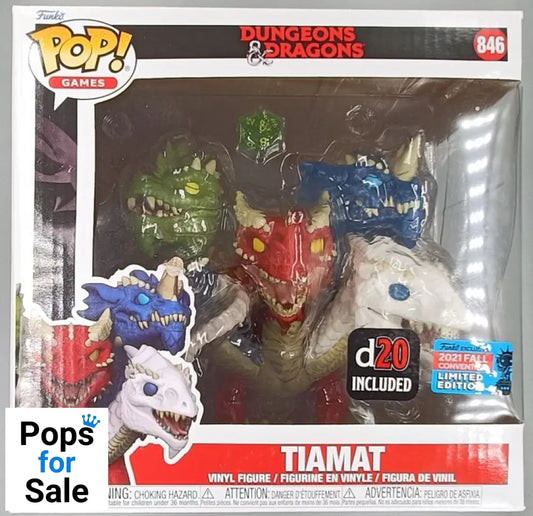 #846 Tiamat (with D20) 6 Inch - Dungeon & Dragons - Box Damaged Funko POP