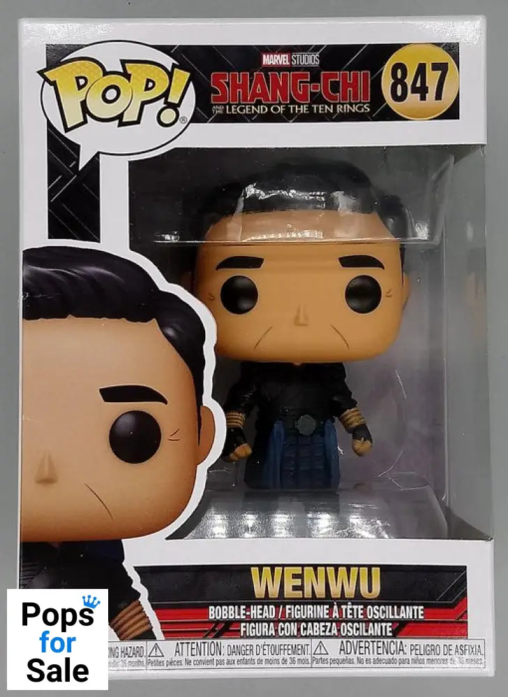 #847 Wenwu - Marvel Shang-Chi Ten Rings - Box Damaged Funko POP