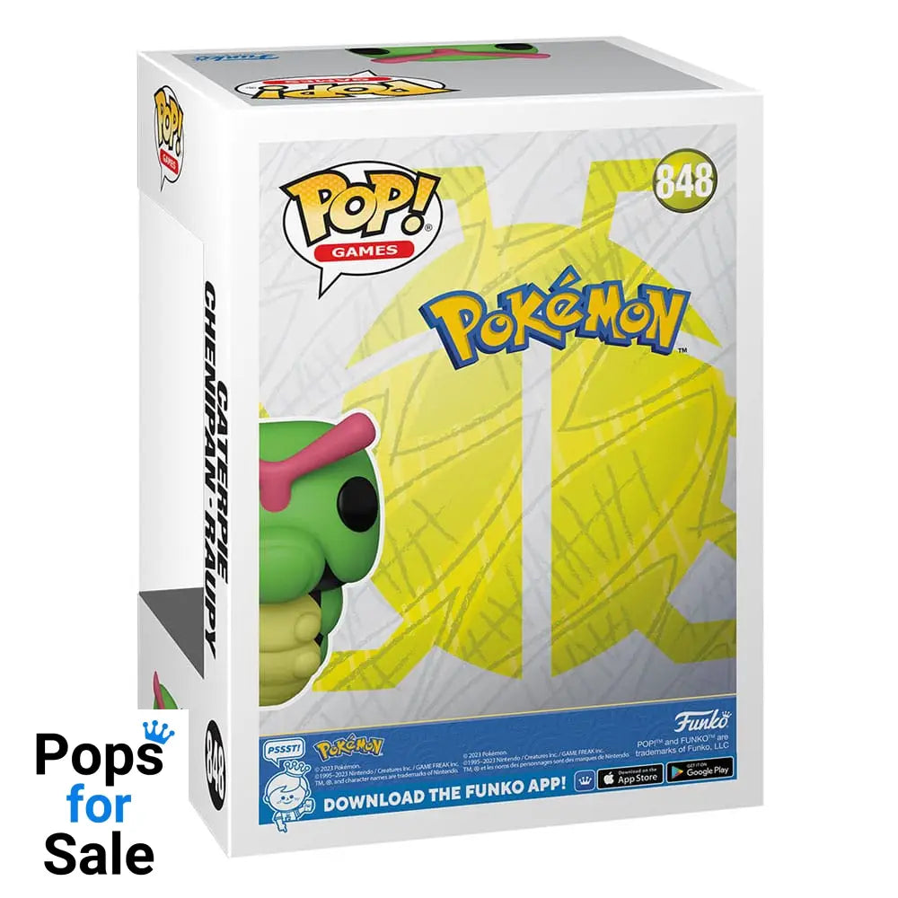 848 Caterpie - Pokemon Brand New Funko Pop In Protector