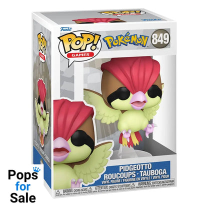 849 Pidgeotto - Pokemon Brand New Funko Pop In Protector