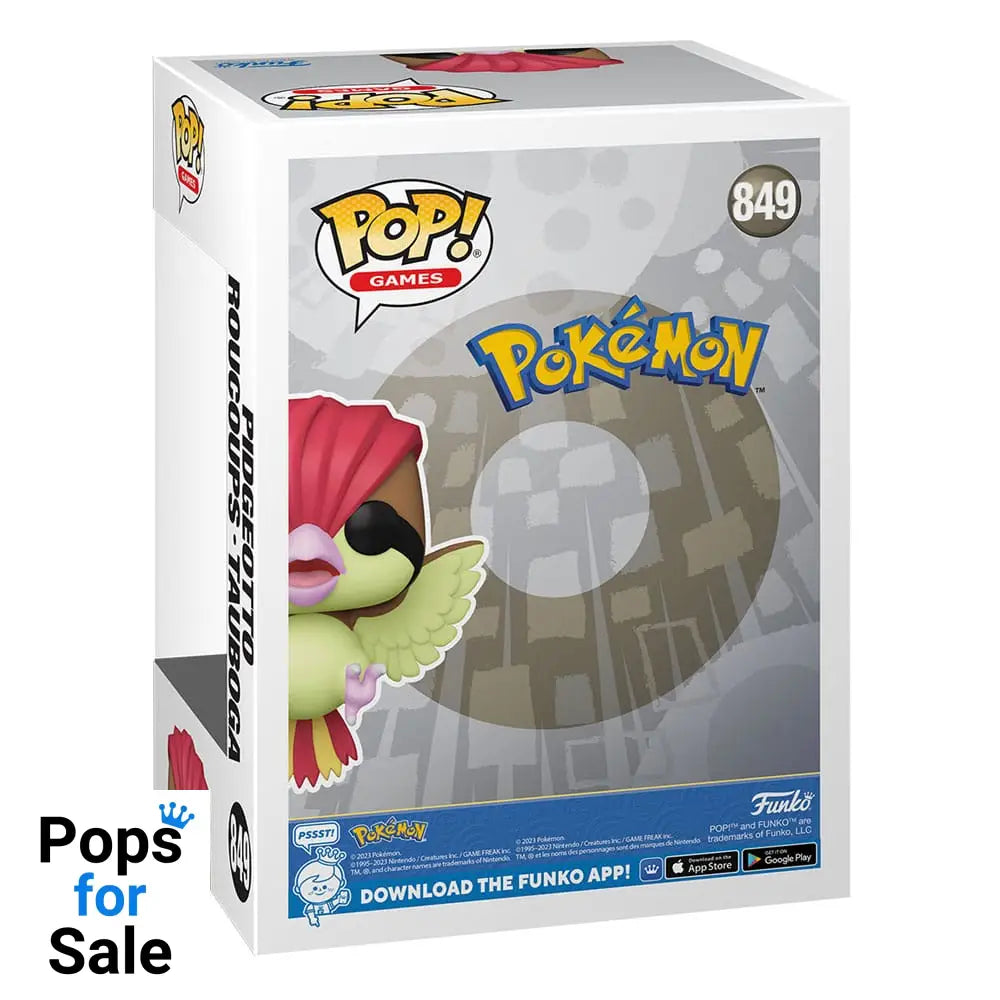 849 Pidgeotto - Pokemon Brand New Funko Pop In Protector