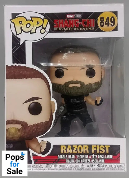 849 Razor Fist - Marvel Shang-Chi Ten Rings Funko POP - Box Damaged