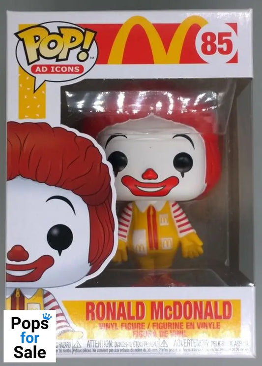 #85 Ronald McDonald - Ad Icons - McDonalds Funko POP