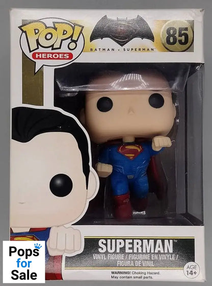 #85 Superman - DC Batman vs Superman - Box Damaged Funko POP