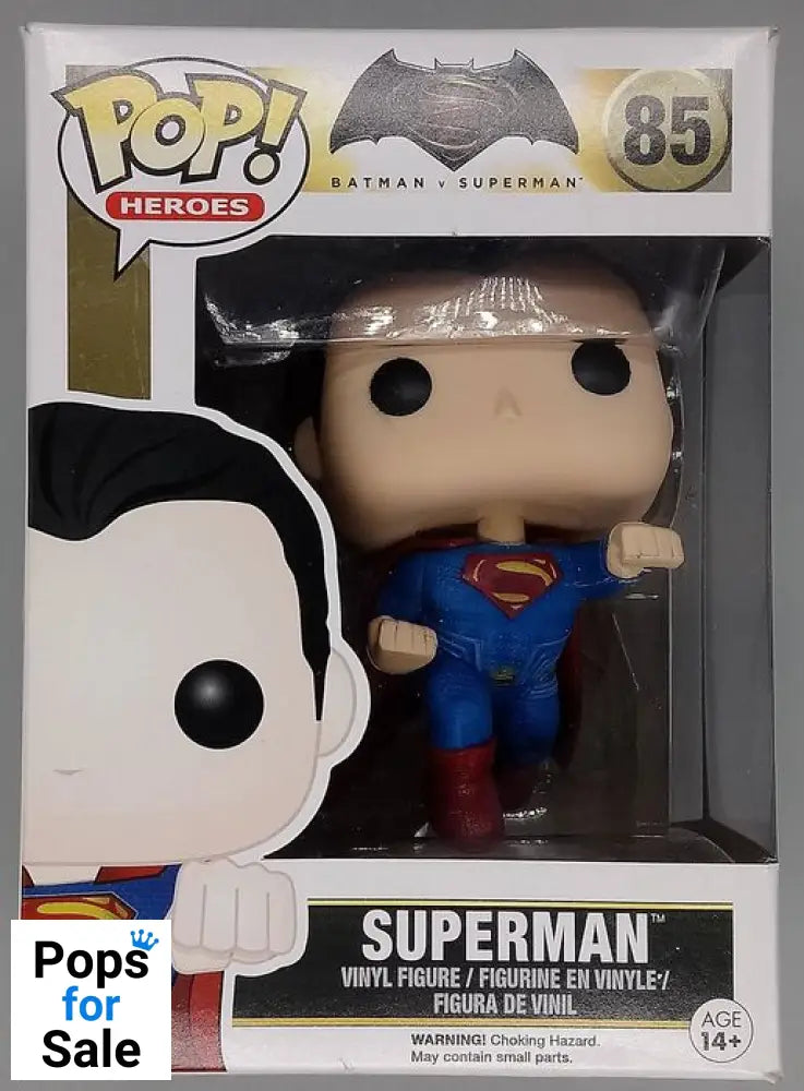 #85 Superman - DC Batman vs Superman - Box Damaged Funko POP