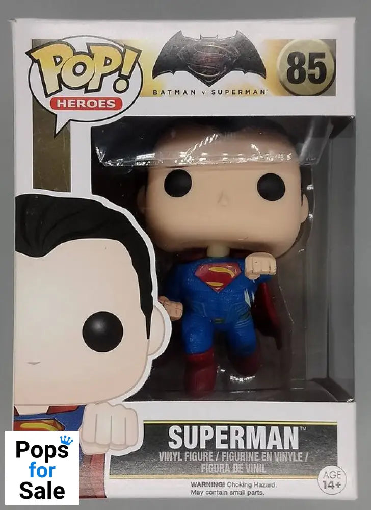 #85 Superman - DC Batman vs Superman - Box Damaged Funko POP