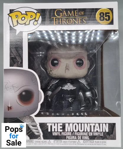 #85 The Mountain (Unmasked) - 6 Inch - Game of Thrones Funko POP