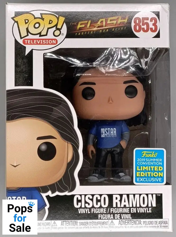 #853 Cisco Ramon - The Flash - 2019 Con - Box Damaged Funko POP