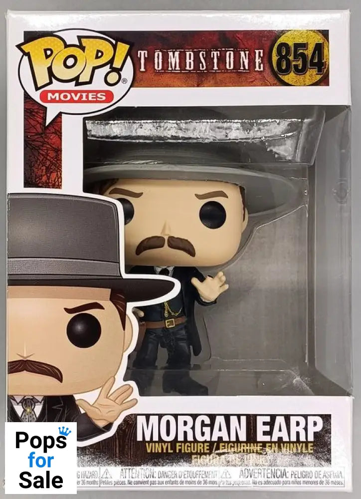 #854 Morgan Earp - Tombstone - Box Damaged Funko POP