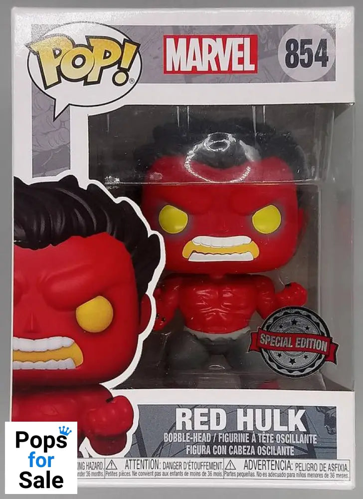 #854 Red Hulk - Marvel Funko POP