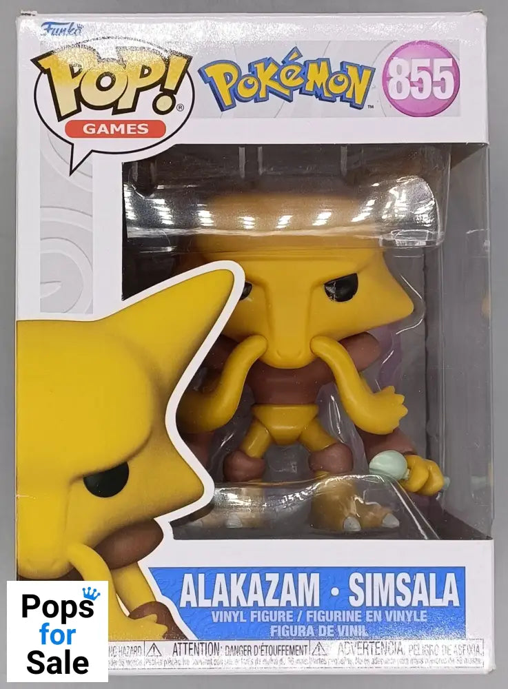 855 Alakazam - Pokemon - Funko POP - Box Damaged