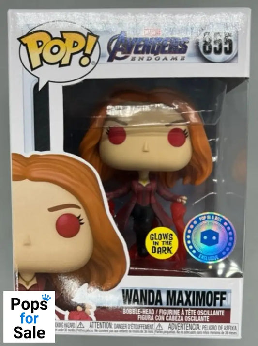 #855 Wanda Maximoff - Glow - Marvel Avengers Endgame Funko POP