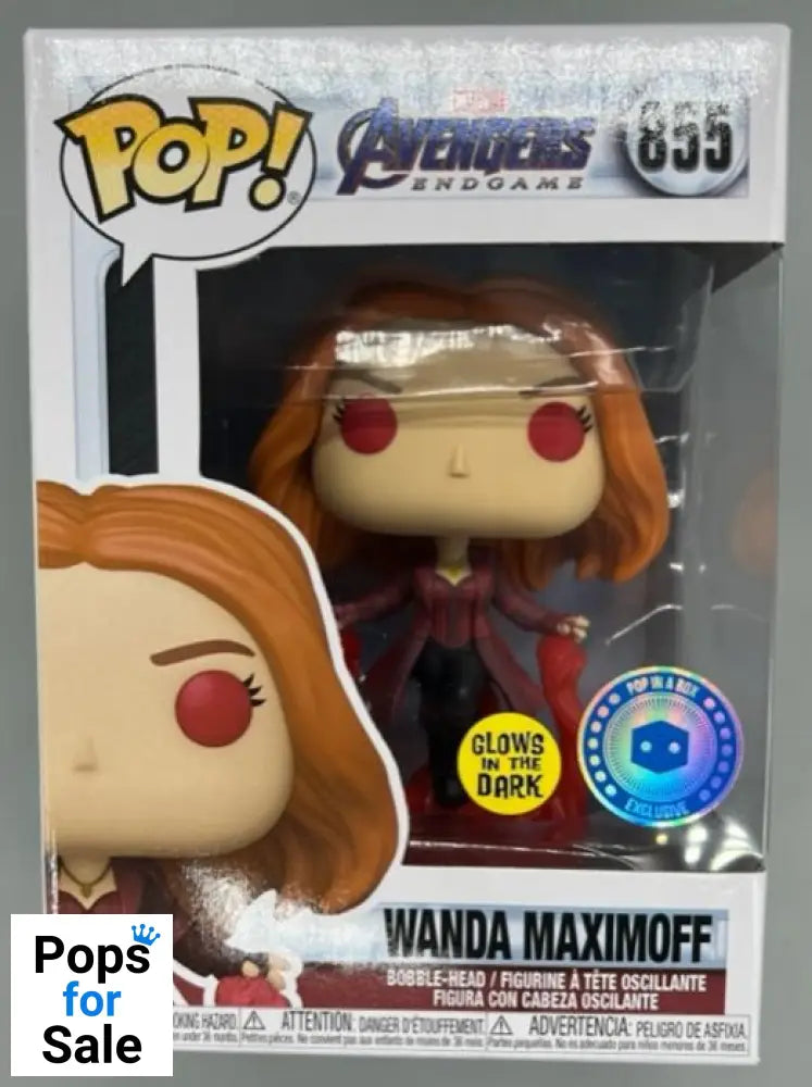 855 Wanda Maximoff - Glow - Marvel Avengers Endgame Funko POP