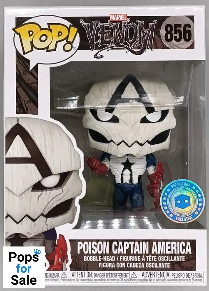 #856 Poison Captain America - Marvel Venom Funko POP