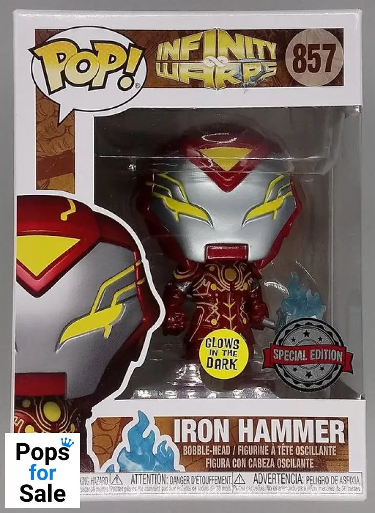 #857 Iron Hammer - Glow - Marvel Infinity Warps Funko POP