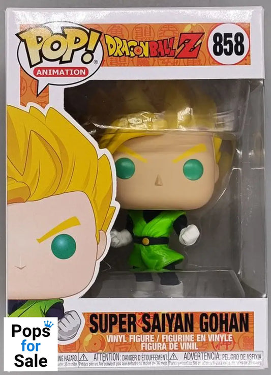 858 Super Saiyan Gohan (Teenage) - Dragon Ball Z Funko POP - Box Damaged