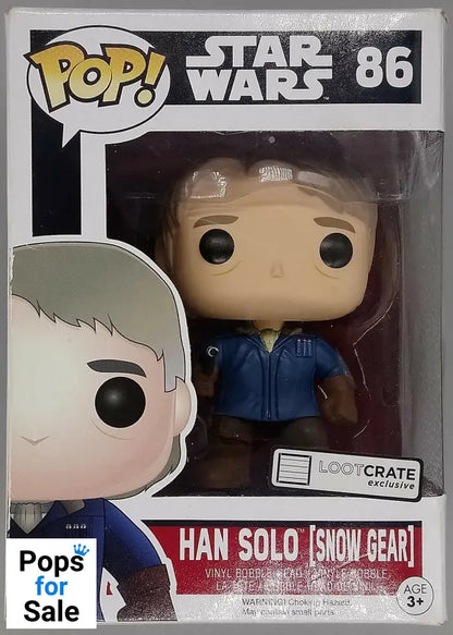 #86 Han Solo (Snow Gear) - Star Wars - Box Damaged Funko POP