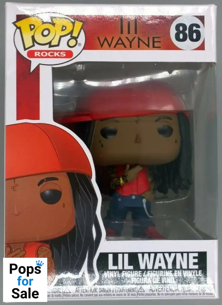 86 Lil Wayne - Pop Rocks - Funko POP - Box Damaged