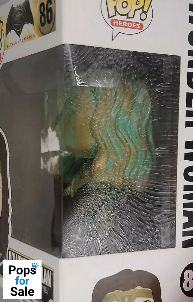 86 Wonder Woman (Patina) DC Batman vs Superman Funko POP - Box Damaged