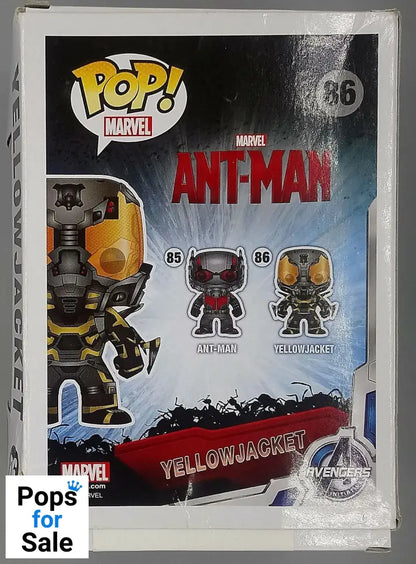 #86 Yellowjacket - Marvel Ant-Man - Box Damaged Funko POP