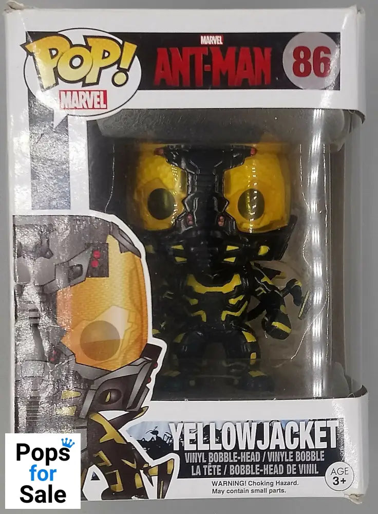 #86 Yellowjacket - Marvel Ant-Man - Box Damaged Funko POP