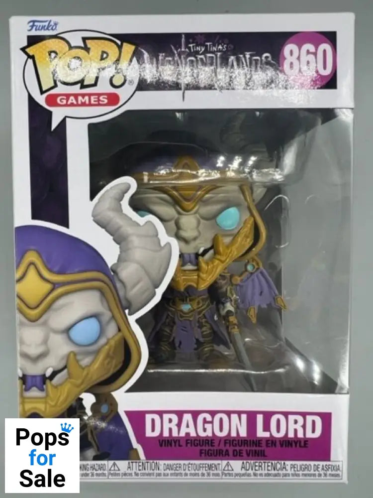 #860 Dragon Lord - Tiny Tina’s Wonderland - Brand New Funko POP in Protector