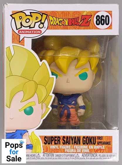860 Super Saiyan Goku (First Appearance) Dragon Ball Z Funko POP - Box Damaged
