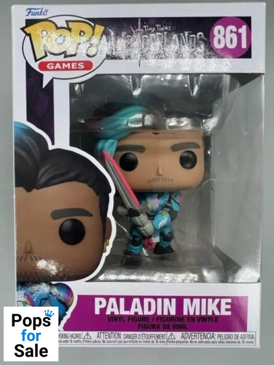 861 Paladin Mike - Tiny Tina's Wonderland - Funko POP - Box Damaged