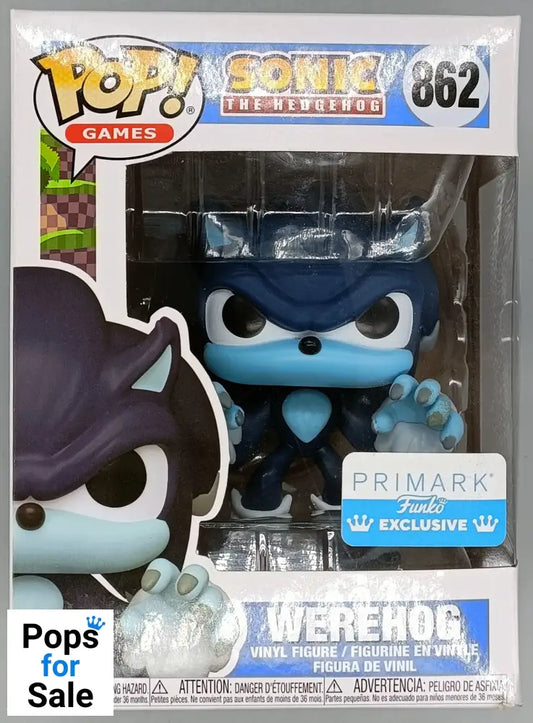 862 Werehog - Sonic The Hedgehog - Box Damaged Funko POP