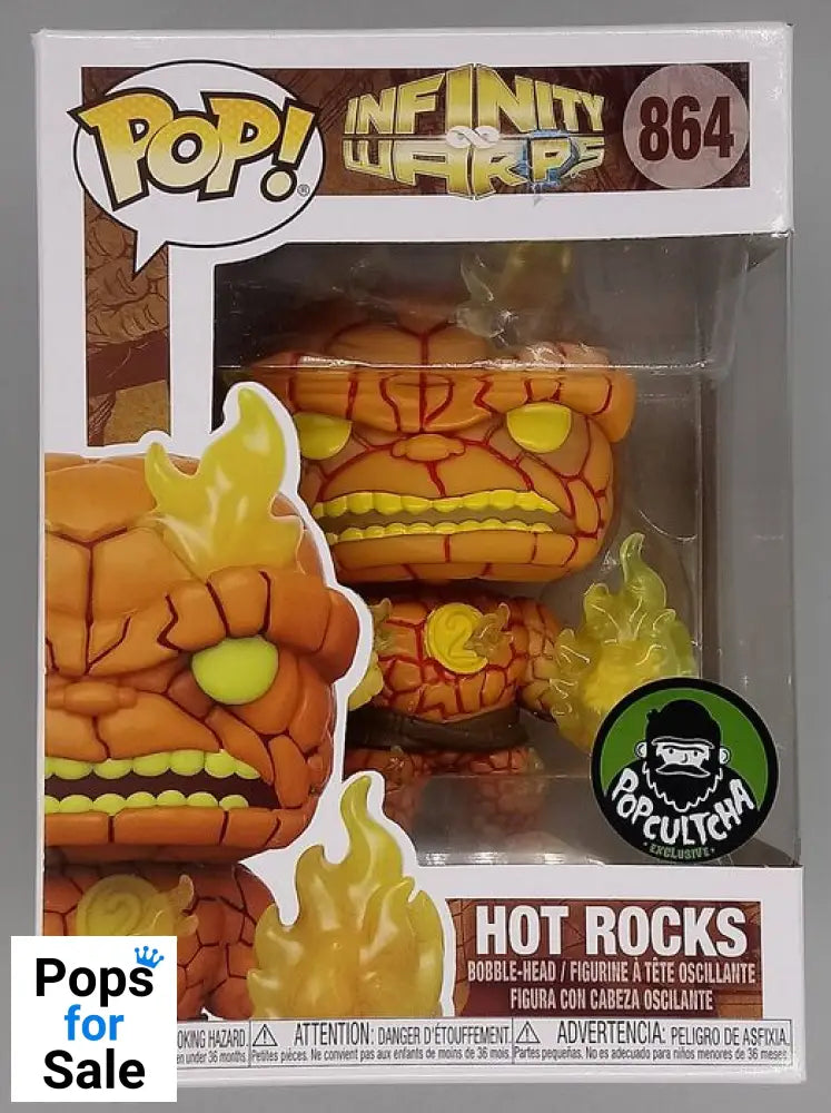 #864 Hot Rocks - Marvel Infinity Warps Funko POP