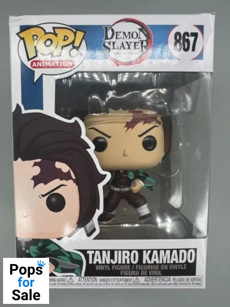 867 Tanjiro Kamado - Demon Slayer - Funko POP - Box Damaged