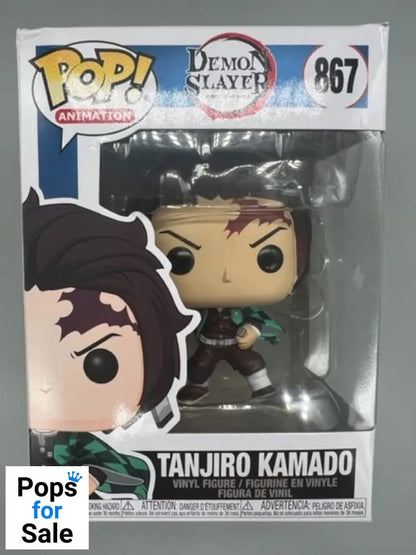 867 Tanjiro Kamado - Demon Slayer - Funko POP - Box Damaged