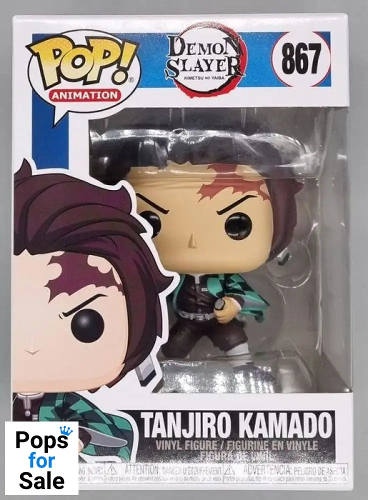 867 Tanjiro Kamado - Demon Slayer - Funko POP - Box Damaged
