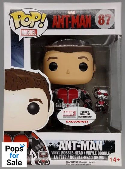 #87 Ant-Man (Unmasked) Marvel Collector Corps Box Damaged Funko POP