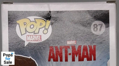 #87 Ant-Man (Unmasked) Marvel Collector Corps Box Damaged Funko POP