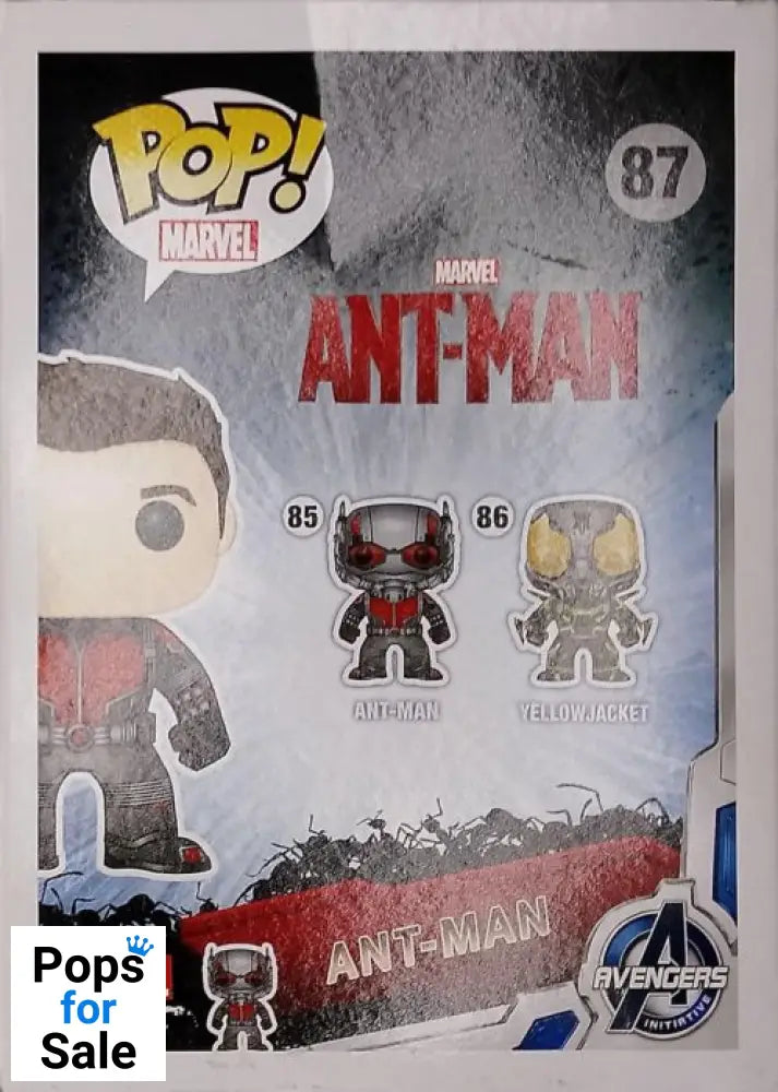 #87 Ant-Man (Unmasked) Marvel Collector Corps Box Damaged Funko POP