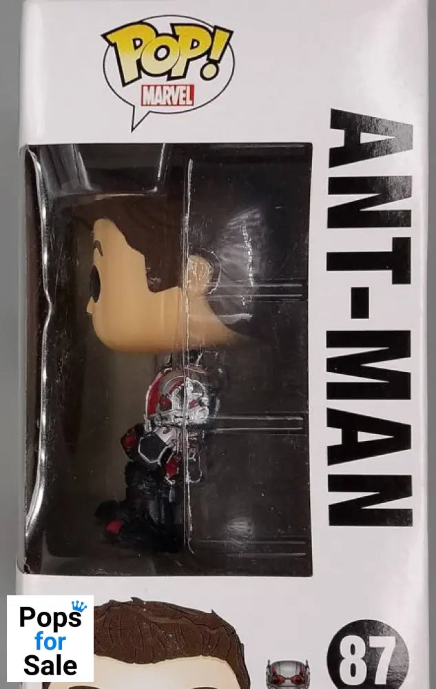 #87 Ant-Man (Unmasked) Marvel Collector Corps Box Damaged Funko POP