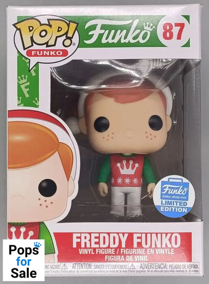 #87 Freddy Funko (Holiday) Christmas - Funko (Freddy Funko) Box Damaged Funko POP