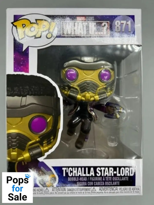 #871 T'Challa Star-Lord - Marvel - What If...? - Box Damaged Funko POP