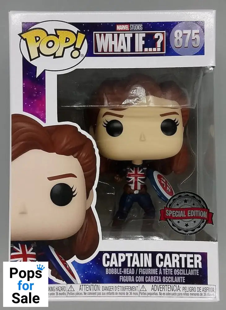 #875 Captain Carter (Action Pose) - Marvel What If..? Funko POP