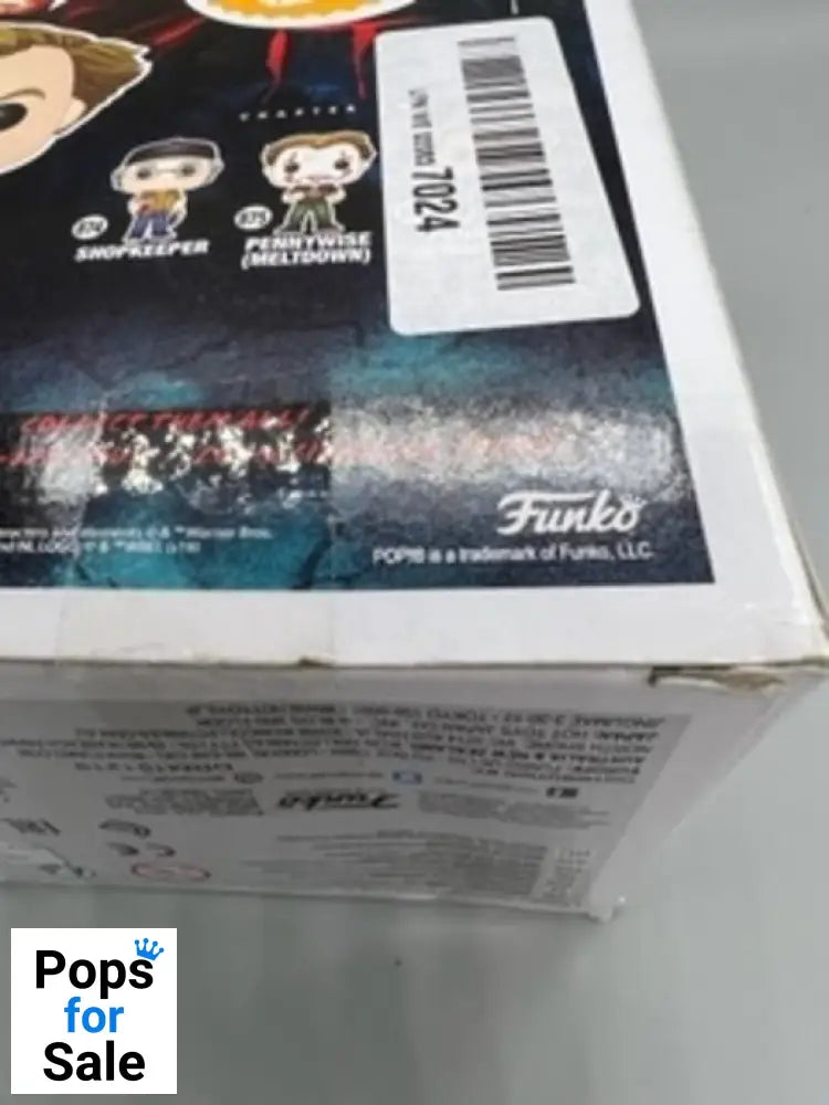 876 Pennywise (Without Make-Up) - IT - Horror Funko POP - Damaged Box