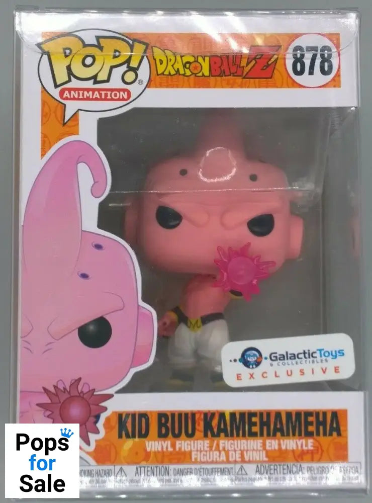 878 Kid Buu (Kamehameha) - Dragon Ball Z - Exclusive Funko POP - Box Damaged