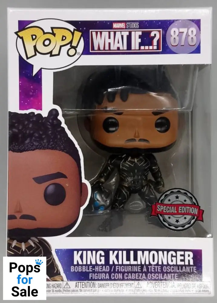 #878 King Killmonger - Marvel - What If...? Funko POP